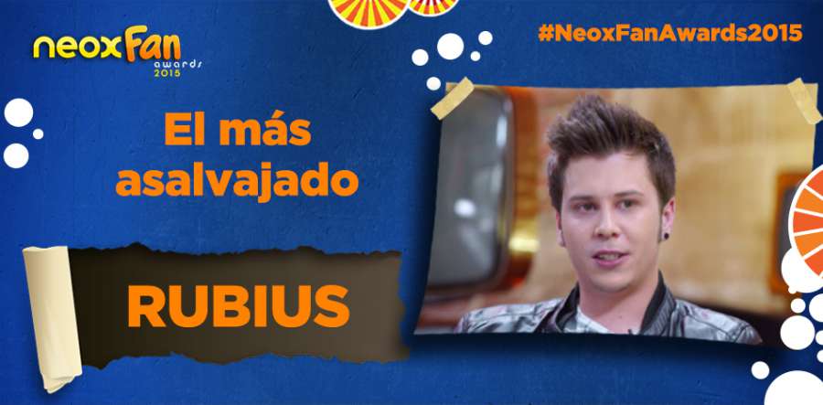 NeoxFanAwards's tweet photo. .@Rubiu5 elegido como el personaje 'más asalvajao' ▶ https://t.co/dvC1oFLz8T #NeoxFanAwards2015 https://t.co/CAWxII3C6M