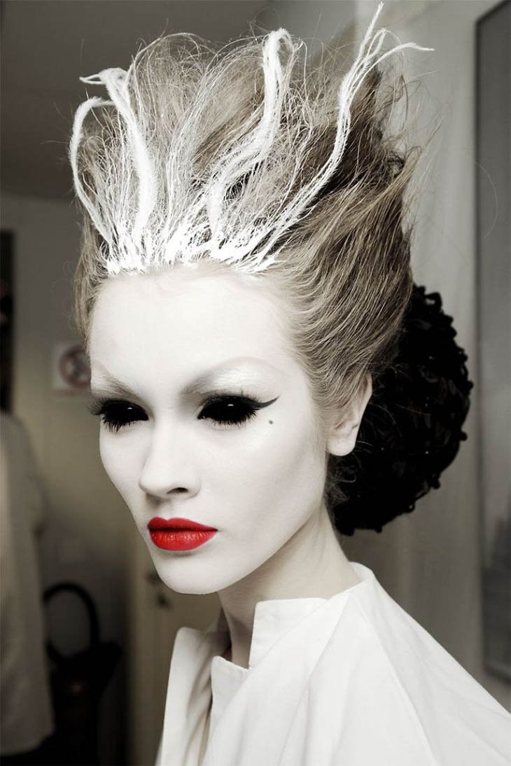 #Halloween eye #makeup + #Lashes = this!!! Totally scary right?