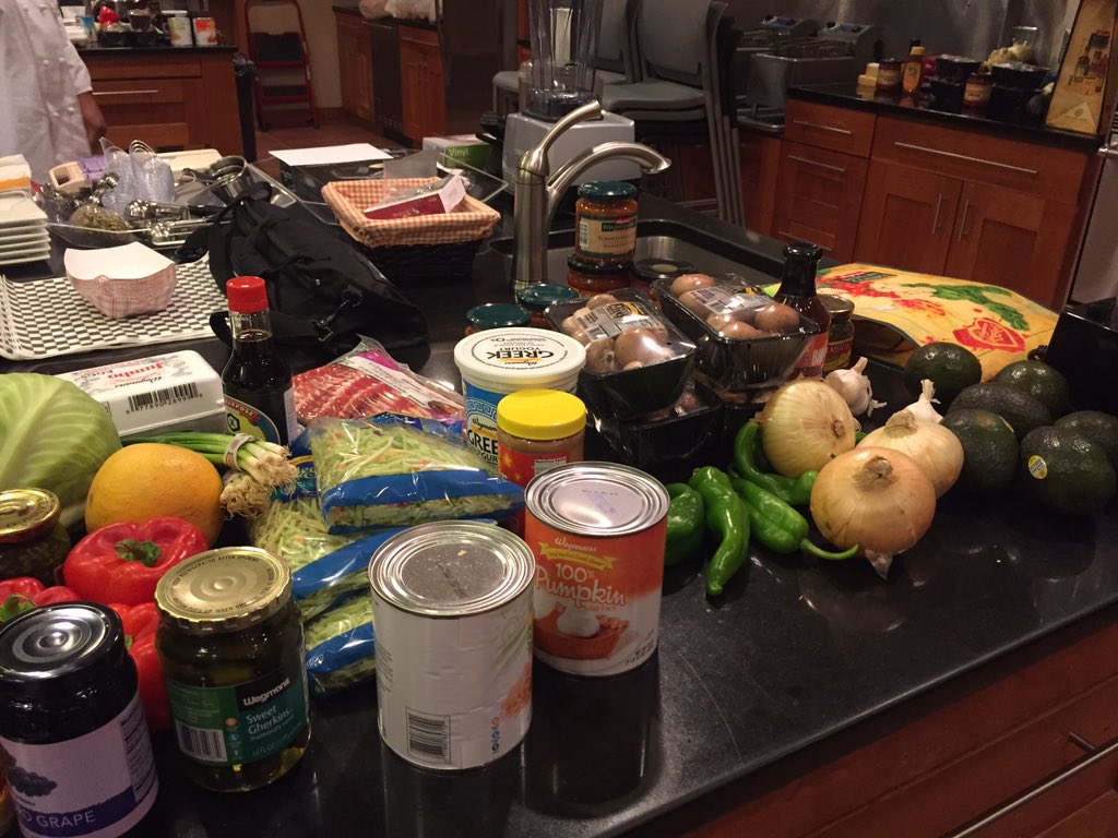 LSugarwala's tweet photo. Unused items from #nyvealtour2015 will be donated to local @FoodlinkNY emergency food program partners https://t.co/l9f12MZ69X