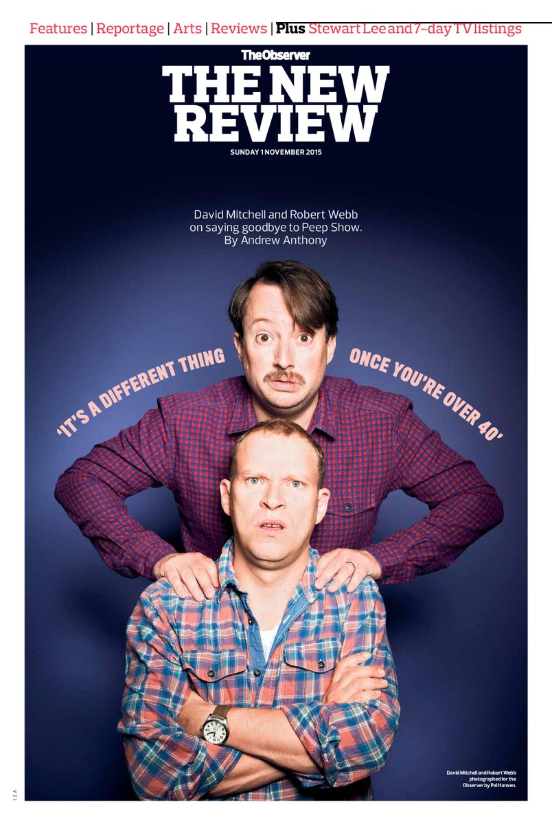the new review (@obsnewreview) on Twitter photo Preview of this Sunday's issue: <a href="/RealDMitchell/">David Mitchell</a> and <a href="/arobertwebb/">Robert Webb</a> talk about the last ever series of Peep Show Preview of this Sunday's issue: <a href="/RealDMitchell/">David Mitchell</a> and <a href="/arobertwebb/">Robert Webb</a> talk about the last ever series of Peep Show