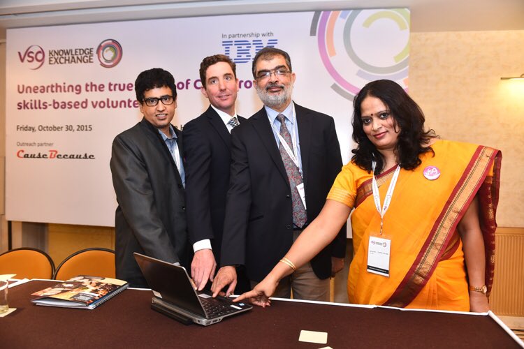 Launching a knowledge exchange platform by VSO and IBM