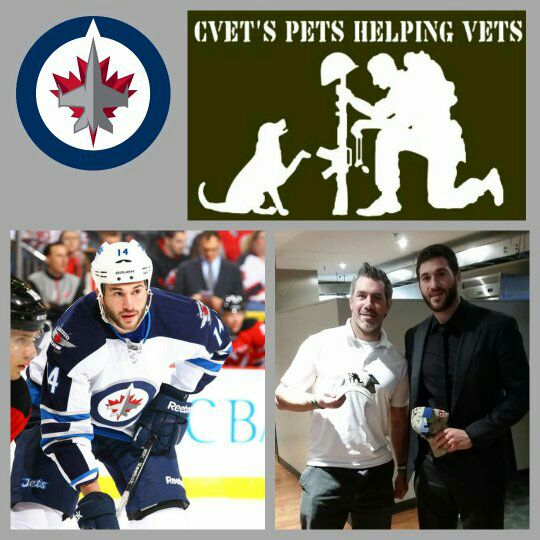 #MuchRespect to @NHLJets @AnthonyPeluso23 for coming on board as our newest @cvetspets Rep! #ServingThoseThatServeUs