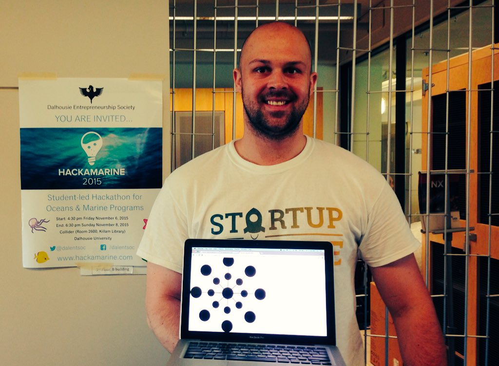 JavorekJustin's tweet photo. Promoting our first event #HackaMarine @DalEntSoc @DalEngineering #societyfair @uifellows #uifridays https://t.co/P78Hjy4t5z