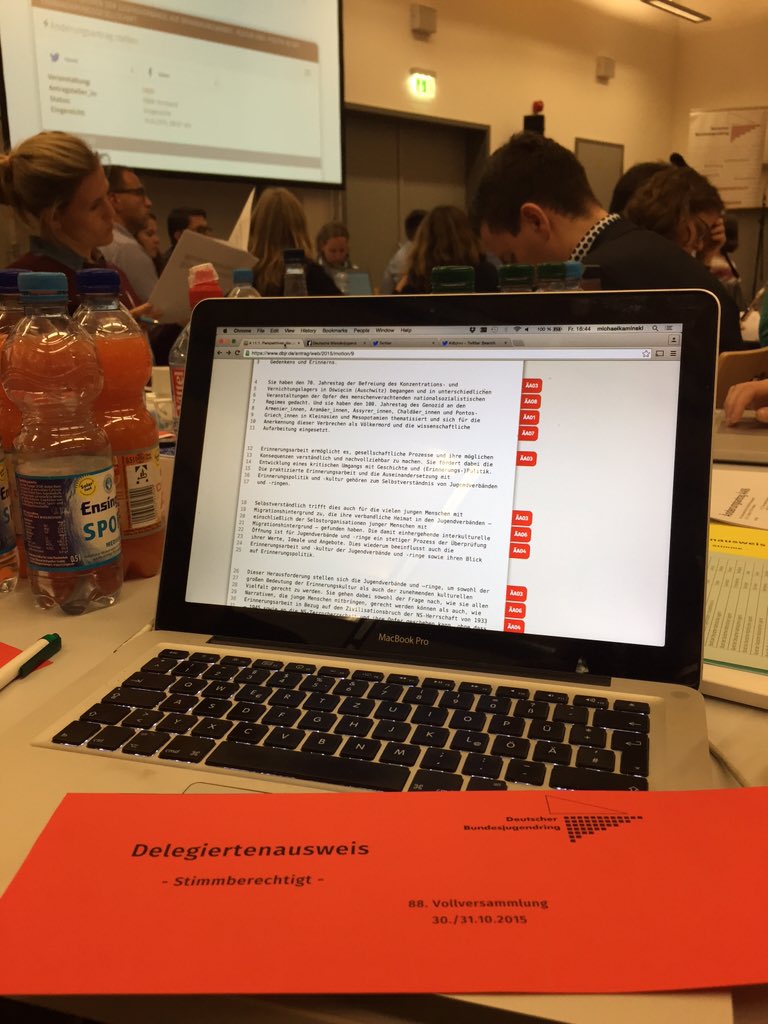 Stimmkarte: Check, Antragstool: Check. Kann losgehen mit den Anträgen #dbjrvv