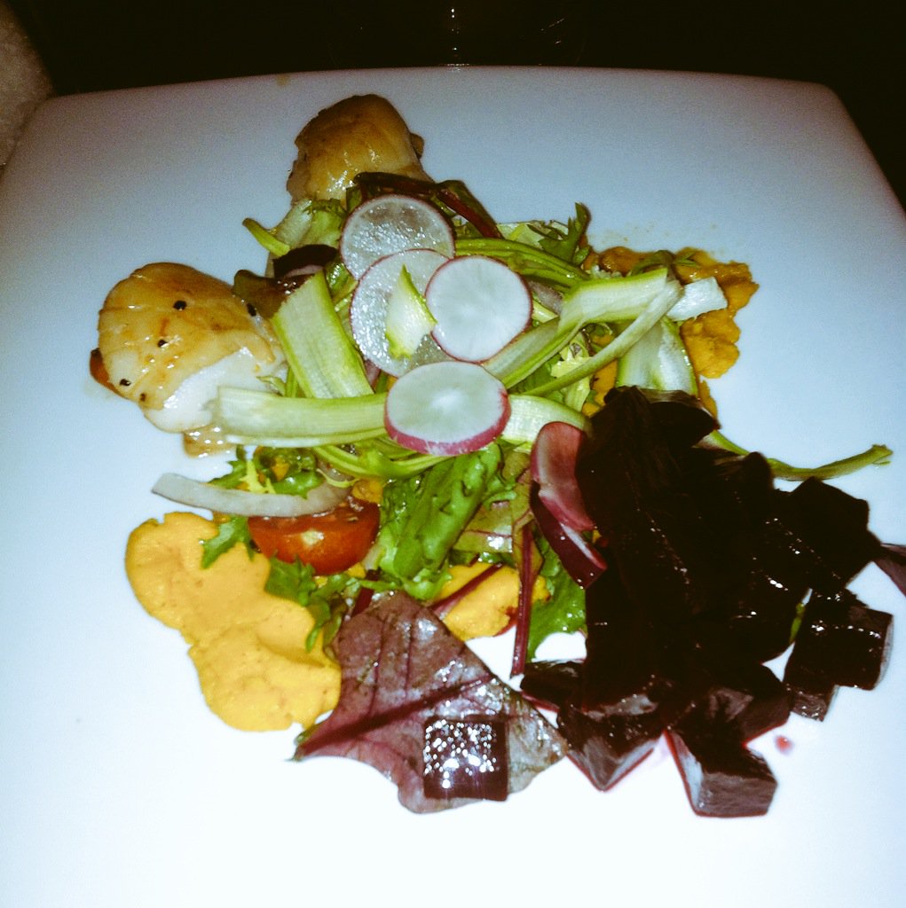 nutritionabc's tweet photo. Yum yum scallops for lunch?!... well it is Friday!! #nutritionabc #B12 #iodine #phosphorous #beetroot https://t.co/qOQrLyRH4Q