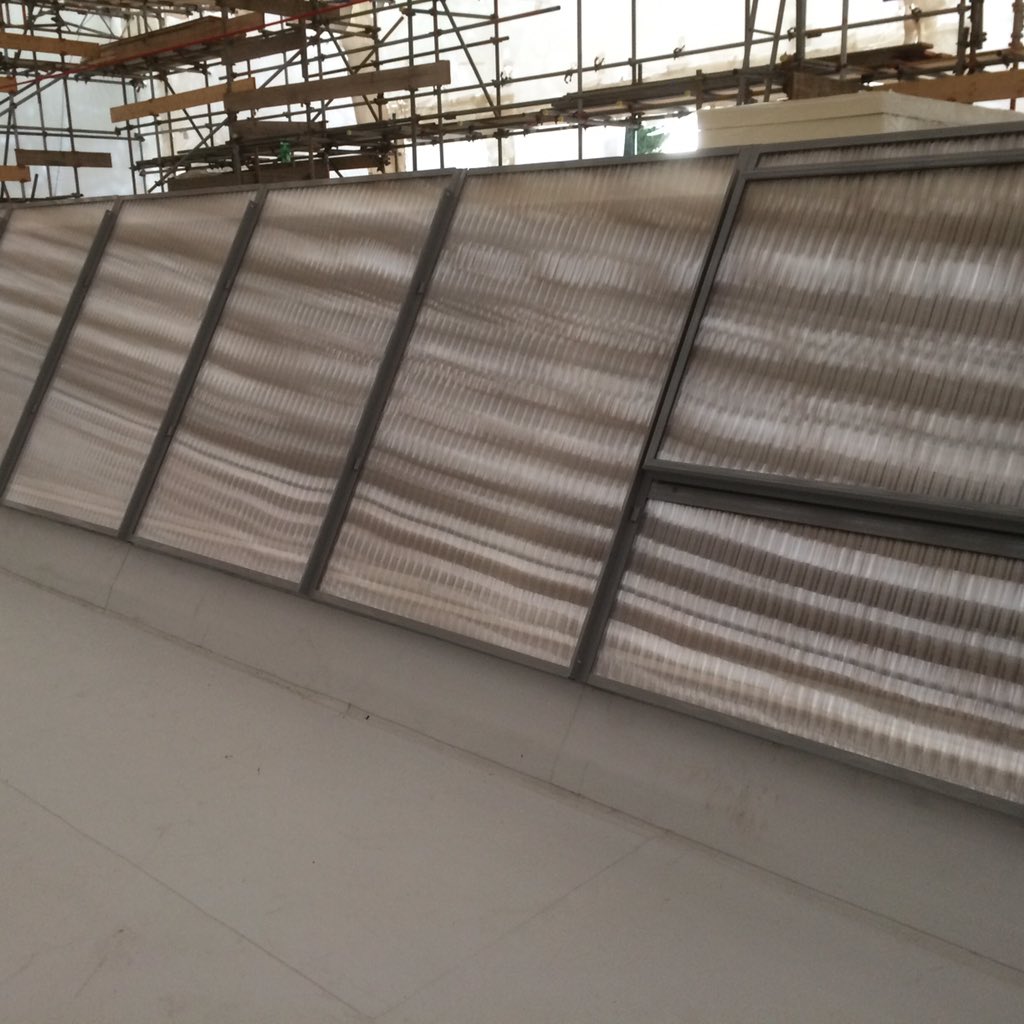 KANDS10's tweet photo. Progress photos of some north lights for @ISGplc at project mid Kent https://t.co/VQQ8vD8sNS