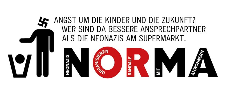 AfaCottbus's tweet photo. Heute wieder NPD/"NORMA"-Demo in Sachsendorf! 1800! Passt auf euch auf! #kaltland #cb1610 #cottbus https://t.co/FgGsSp92dD