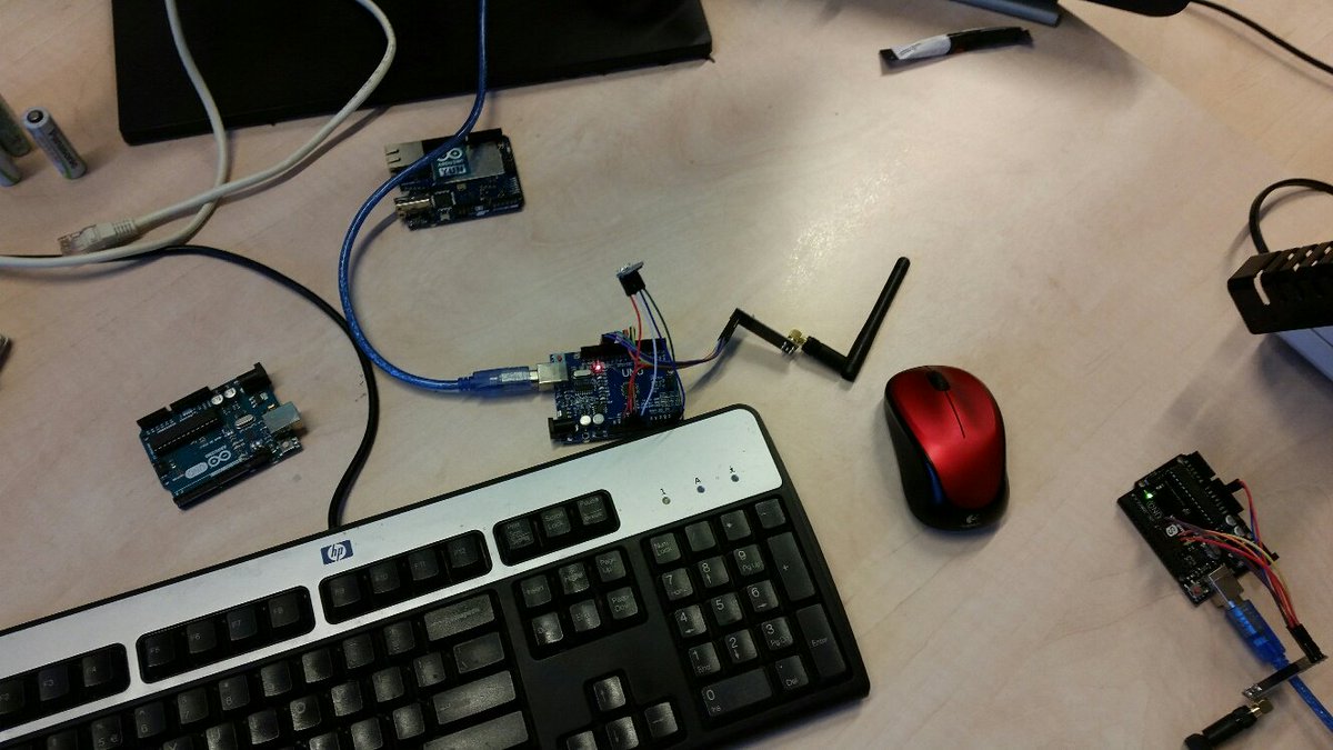 TODAYIT's tweet photo. Integrating IoT-devices into our TrackOnline application #realstuff #justDoIT https://t.co/0zj4KotYXR