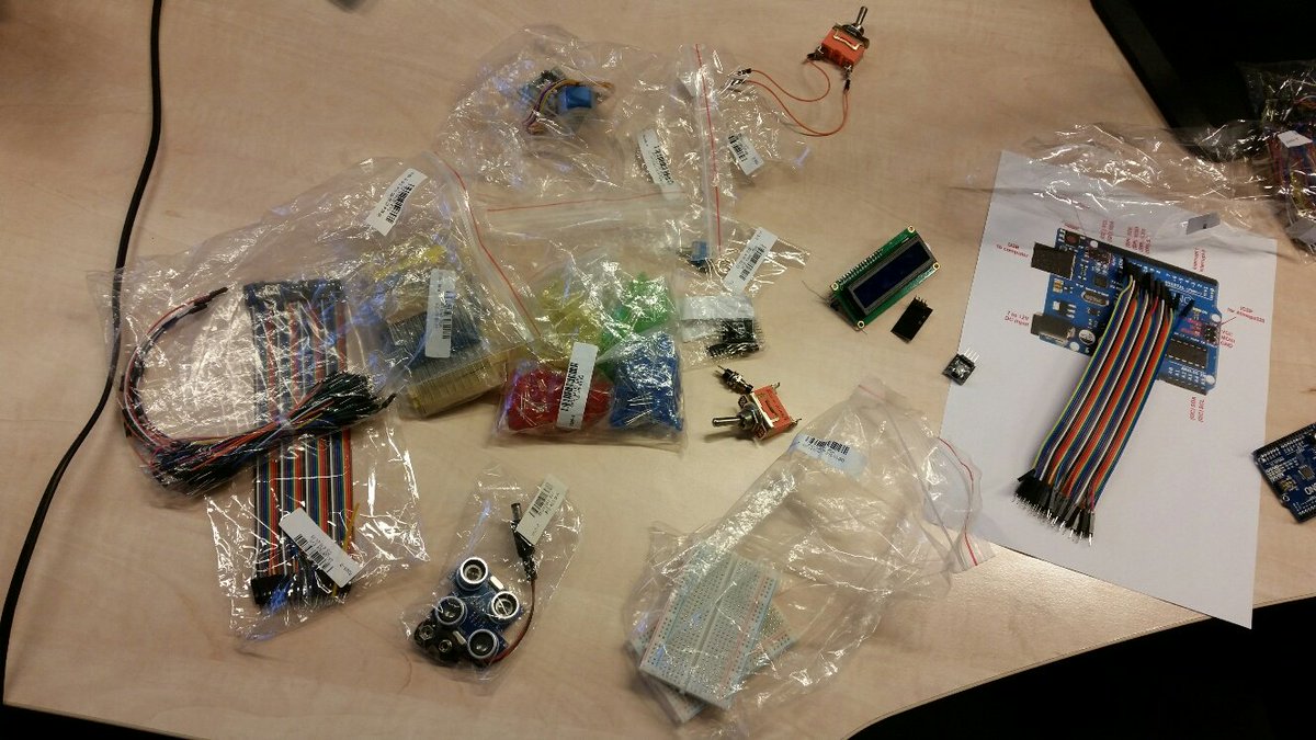 TODAYIT's tweet photo. Integrating IoT-devices into our TrackOnline application #realstuff #justDoIT https://t.co/0zj4KotYXR