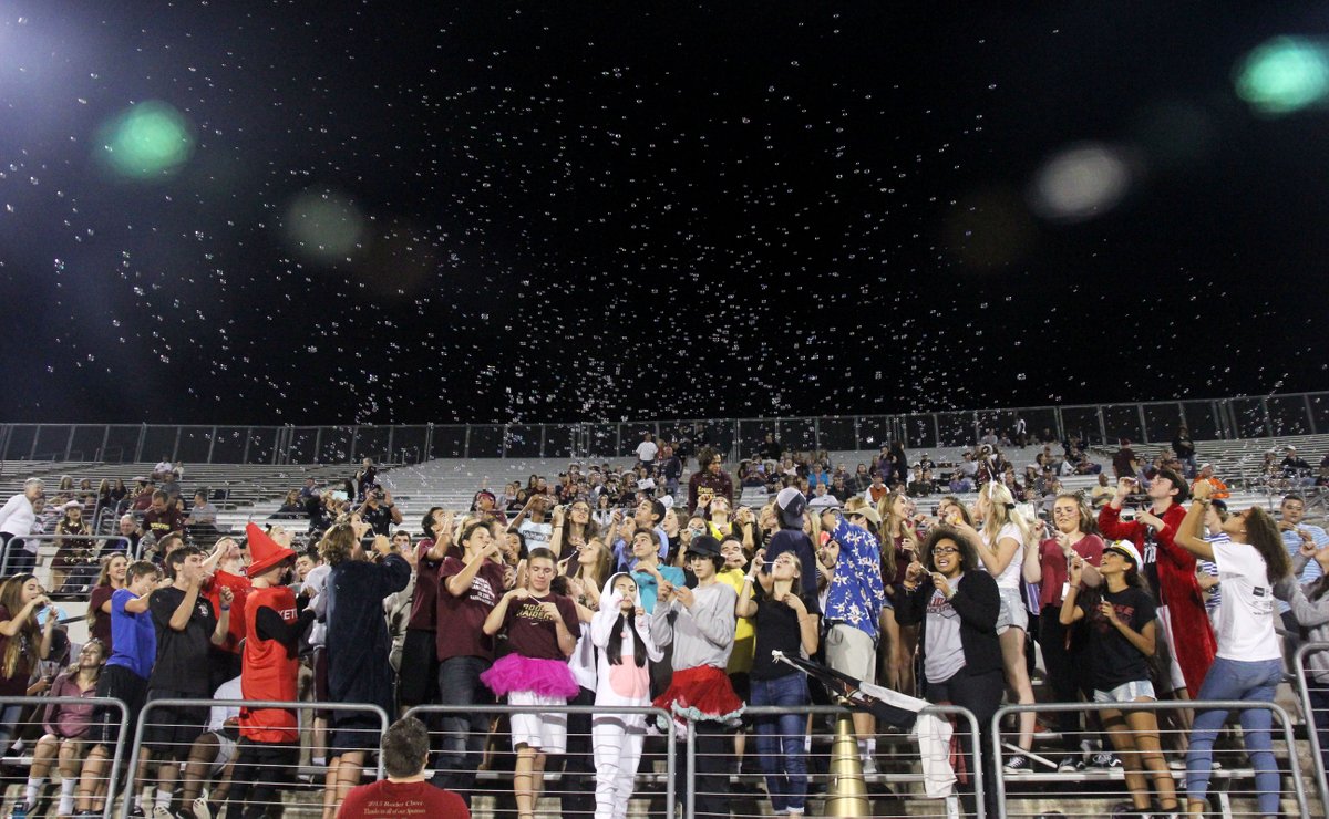 #RaiderNation, the student section wore costumes for Stony Point game. Photos by Janice McLaughlin &amp; Katie Garcia