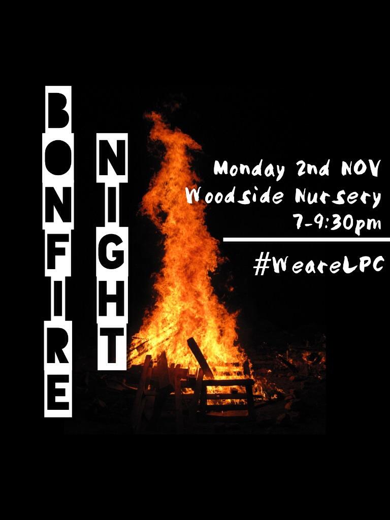 lpcyouth's tweet photo. Monday is our annual bonfire night at Woodside nursery! All welcome! 7-9:30pm #WeAreLPC #WeAreLPCYouth https://t.co/cUn487uIfl