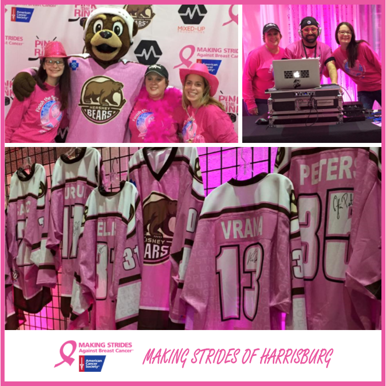 MSABCHarrisburg's tweet photo. #TBT to a few weeks ago at Pink the Rink. Another THANK YOU to @TheHersheyBears &amp; @MixedUpDJs for all their work! https://t.co/cMbXbJ2jBN