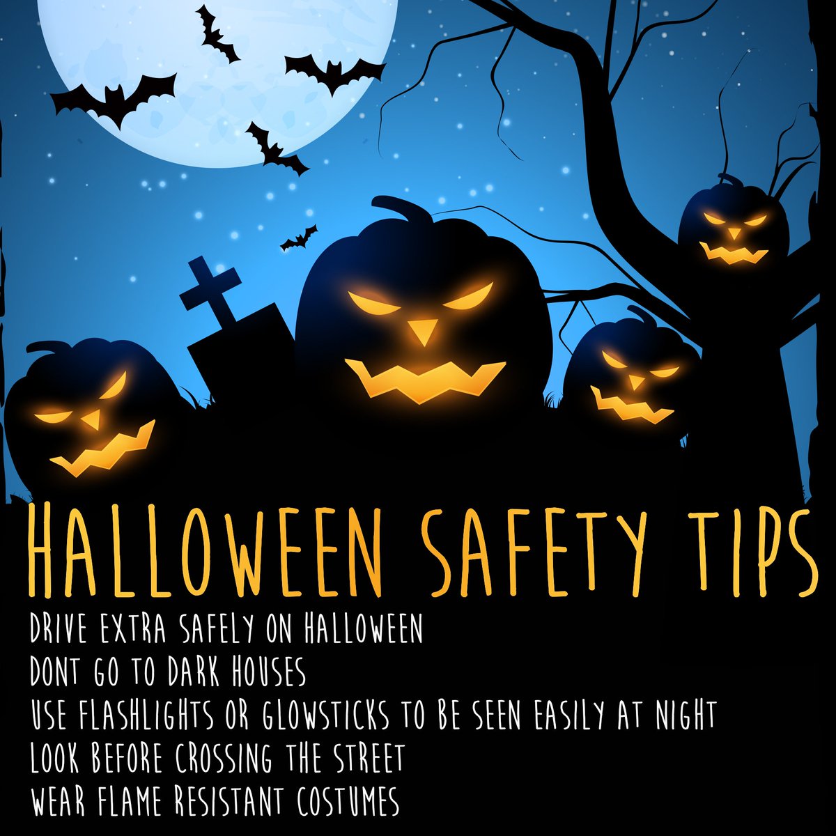 Halloween is tomorrow! Here are some tips on how to keep your #kids safe on Halloween  #halloween #trickortreat