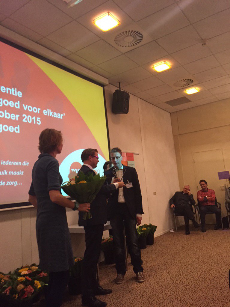 De Akkie Hofstee prijs is gewonnen door Bouwke van Eeken, directeur van Horizon