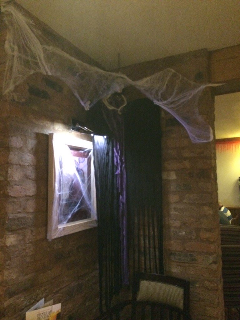 Getting ready for Halloween tonight!!