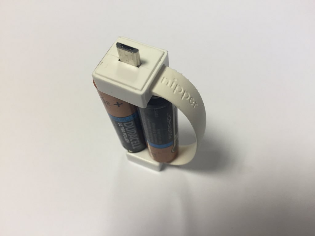 nippercharger's tweet image. New prototypes coming in... This one all in white #stayincharge