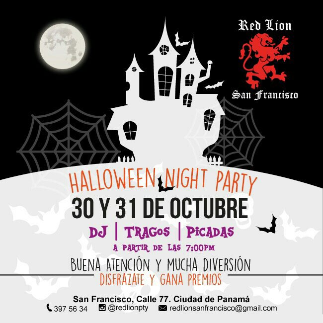 Redlionpub_pty's tweet photo. #RedLion tu  GastroPub preferido.
Te esperamos en la Halloween Party https://t.co/LOY1576aKy