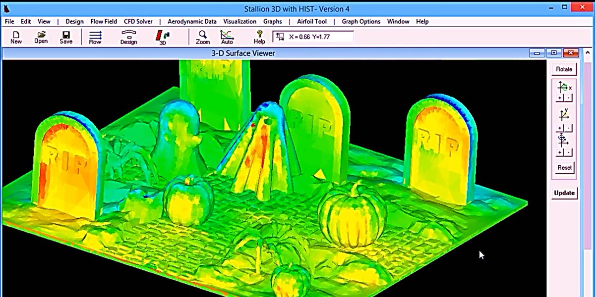 fisible's tweet photo. Superwork!! Aerodynamics is not Scary with #Stallion3D @pat_hanley ATTACKS!! on #Halloween #SimulationTrick :-) https://t.co/gMgyDIMFWG