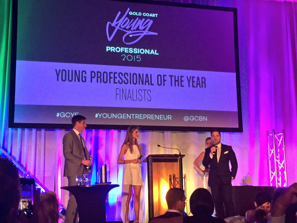 nicole_bennetts's tweet photo. Up next... @YPGoldCoast award at #GCYE awards. @SeanBraybrook #GoldCoast https://t.co/TPUw2D2QmZ