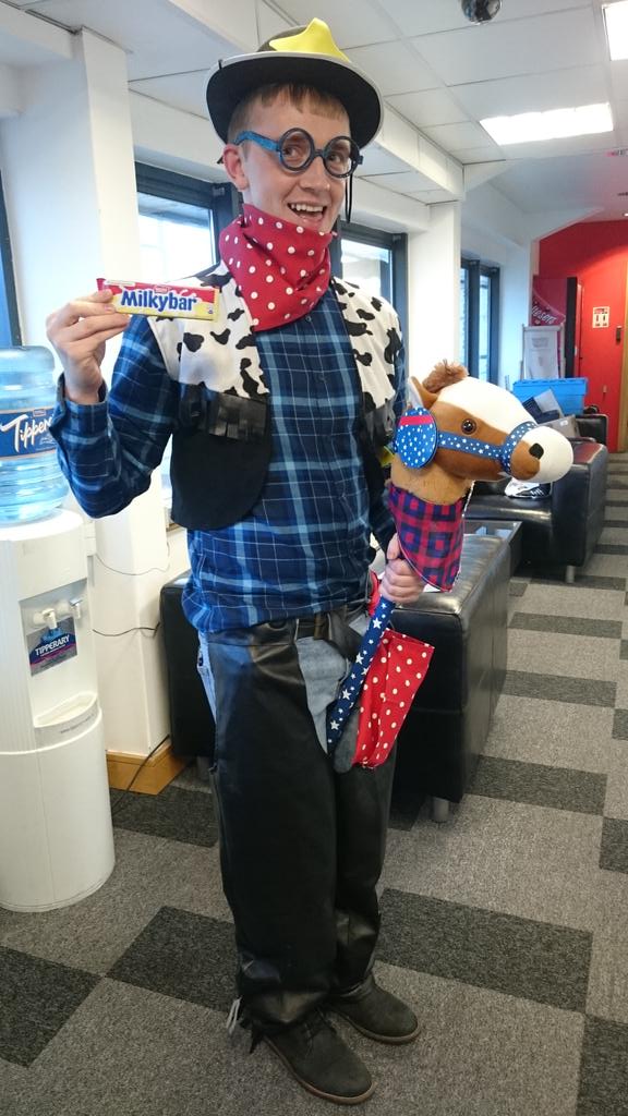 Milky bar kid fancy dress best sale