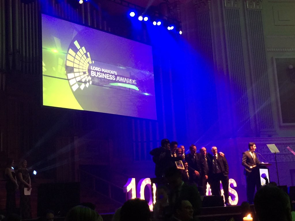 Congrats to <a href="/phil19870692/">Mineraltec</a> Mineraltec on winning the Lord Mayor's Business Award. #LMBA2015 @brismarketing