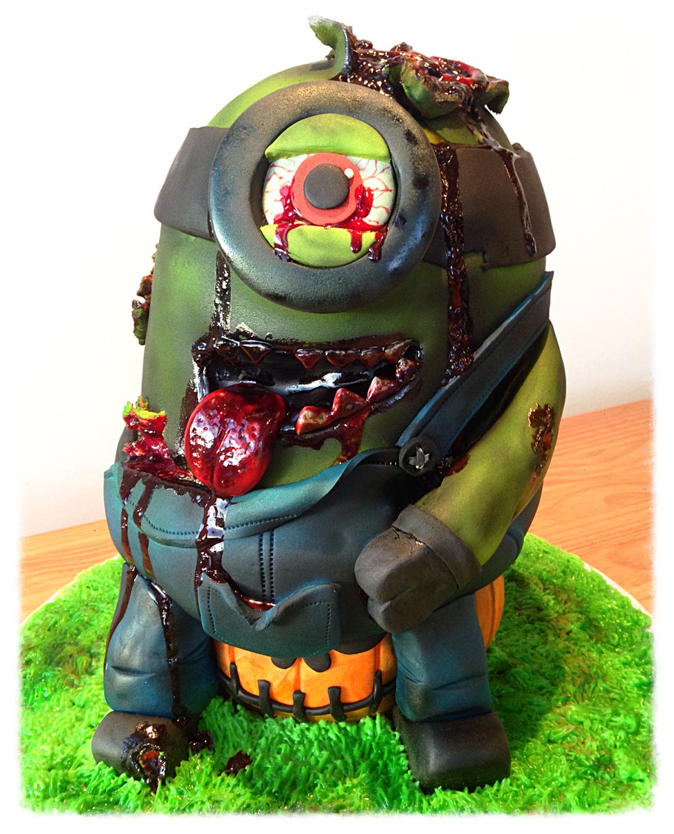 #HappyHalloween! Here is the winner of our 2015 #TrickyTreats competition. The Zombinion by Lea!