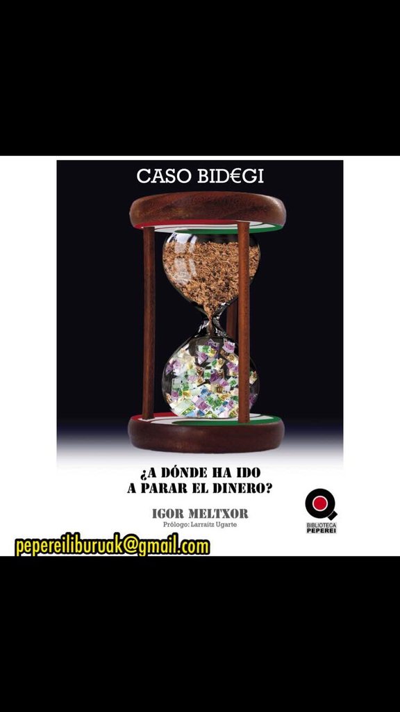 pepereielkartea's tweet photo. Presentamos nuestros libros para #Durango2015 #CasoBidegi #Chiringuitos #IgorMeltxor https://t.co/pWtbBGmfqJ