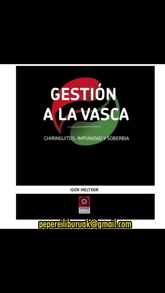 pepereielkartea's tweet photo. Presentamos nuestros libros para #Durango2015 #CasoBidegi #Chiringuitos #IgorMeltxor https://t.co/pWtbBGmfqJ
