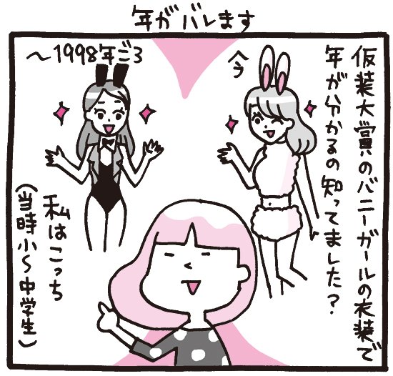 プレイバック☆『しくじりヤマコ』 
第69話「年がバレます」
#1コマ漫画 