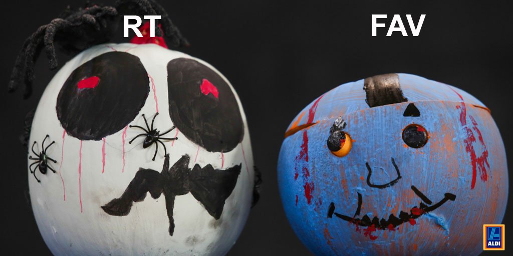 AldiUK's tweet photo. Halloween is nearly upon us… don’t forget to vote for your favourite #PumpkinCreations from Arnold Mill School! https://t.co/7QMKcSEca6