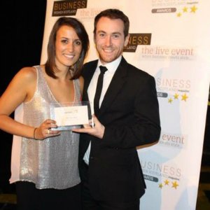 GCUBusiness's tweet photo. Well done to @GCUHatch entrepreneur @NicolaPitticas on picking up her business woman award last night #GCU https://t.co/oSqLohzQjk