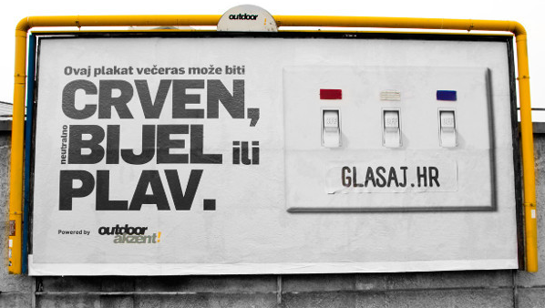 Kojom bojom će svijetliti plakati večeras?
glasaj.hr i glasaj!