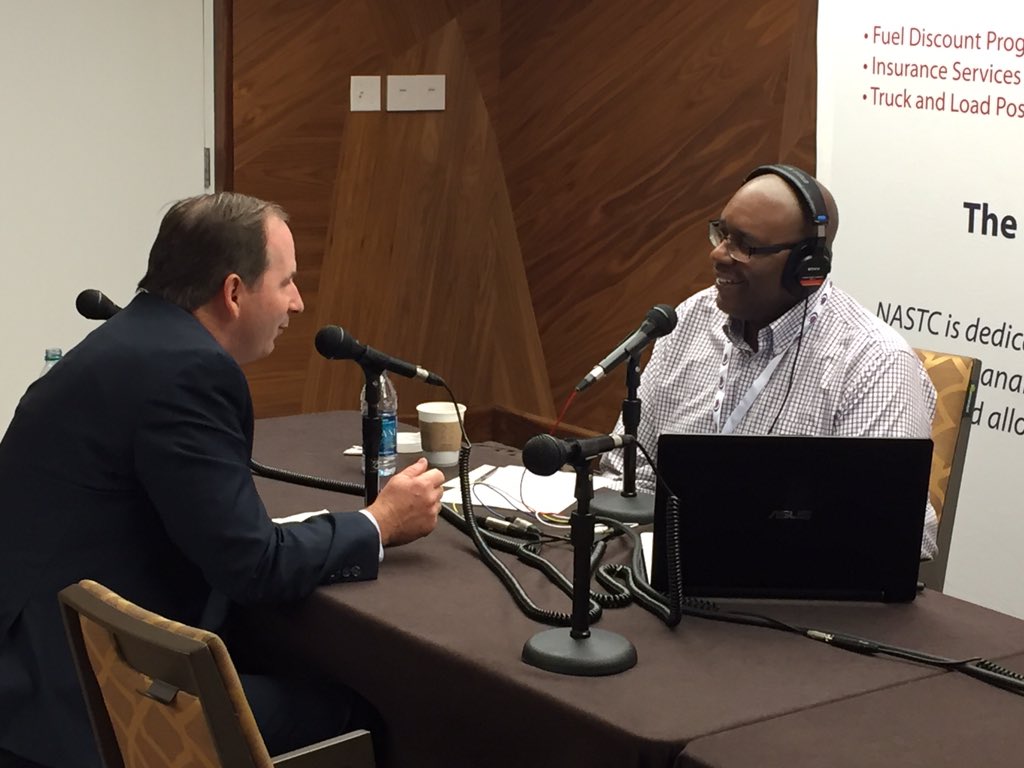NASTCTWEETS's tweet photo. Terry Frey from @bigroadinc speaking live #NASTCconference on the Dave Nemo Show CH146 https://t.co/J6Hxoncc2R