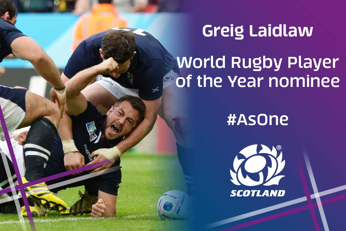 Scotlandteam's tweet photo. Huge congratulations to our captain Greig Laidlaw on his nomination for World Rugby Player of the Year #AsOne https://t.co/l7LcGInAz7
