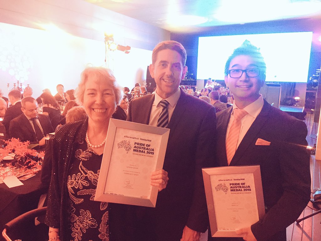 With <a href="/prideofoz/">Pride of Australia</a> winners Adam Lo &amp; Lyn Glover, who lives with the effects of polio and promotes vaccination