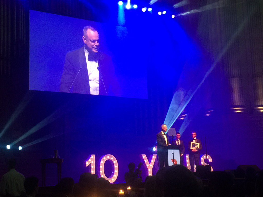 Brisbane_EDA's tweet photo. The @Channel7 Award for Business Person of the Year goes to Don Meij @Dominos_AU! #LMBA2015 https://t.co/BV3uhLsYxT