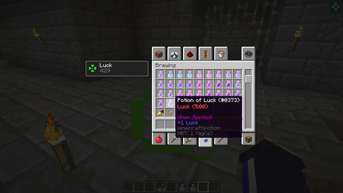 How Does Potion Of Luck Work In Minecraft