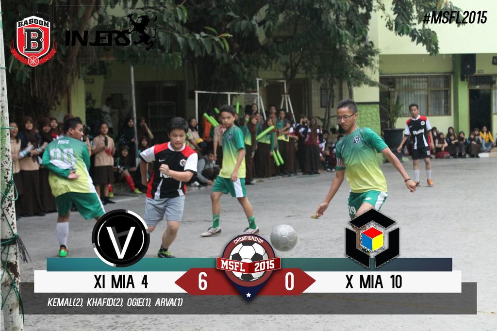 osismisa's tweet photo. Di pertandingan ketiga ada XI MIA 4(@VosfourMisa) vs 15 MIA 10(@rubikmisa10)! https://t.co/pgCV0Rt6Mb