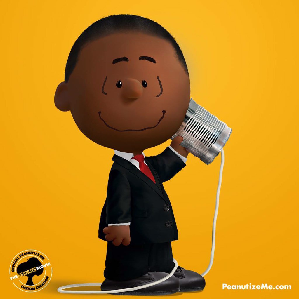 thebradmontague's tweet photo. They made a Peanut-ized Kid President. https://t.co/flIK0xdPIK