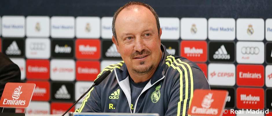 realmadrid's tweet photo. Benítez: “Debemos imponer nuestra calidad y ambición para ganar a Las Palmas” 💪

https://t.co/gbDeuZXh83

#RMLiga https://t.co/CZZpjvE16x