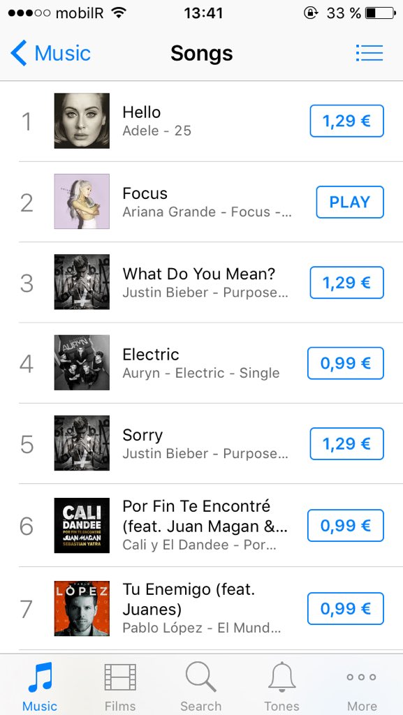 leadurann's tweet image. GUESS WHOS ALREADY NUMBER 2 
@ArianaGrande #BuyFocusOniTunes #FocusTonight