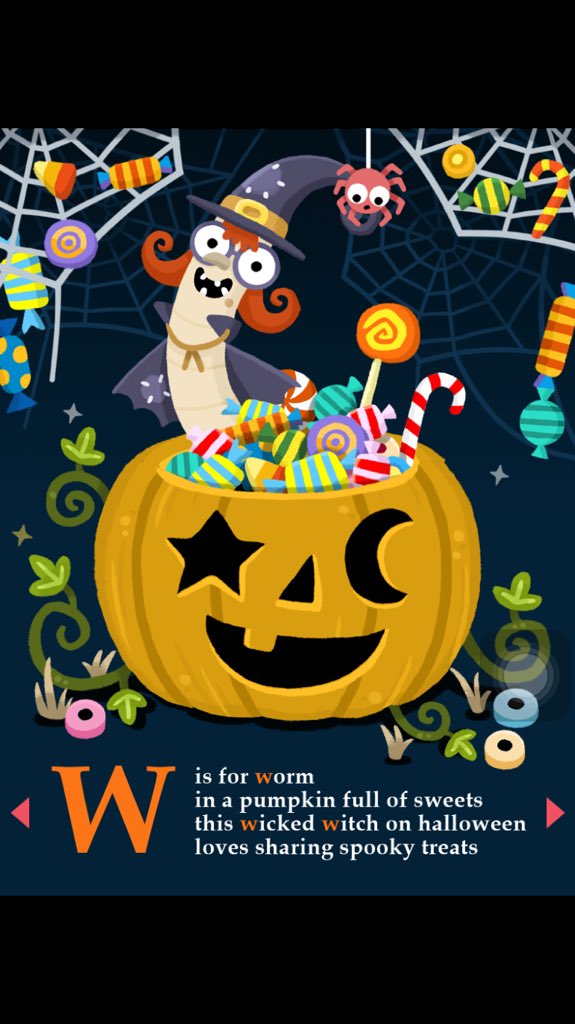 paperhouseApps's tweet photo. @designmilk W is for worm, did you find the witch in the #pumpkin? #Halloween  Animalphabet 
https://t.co/ZqjWw089QF https://t.co/rHTOFJ12NF