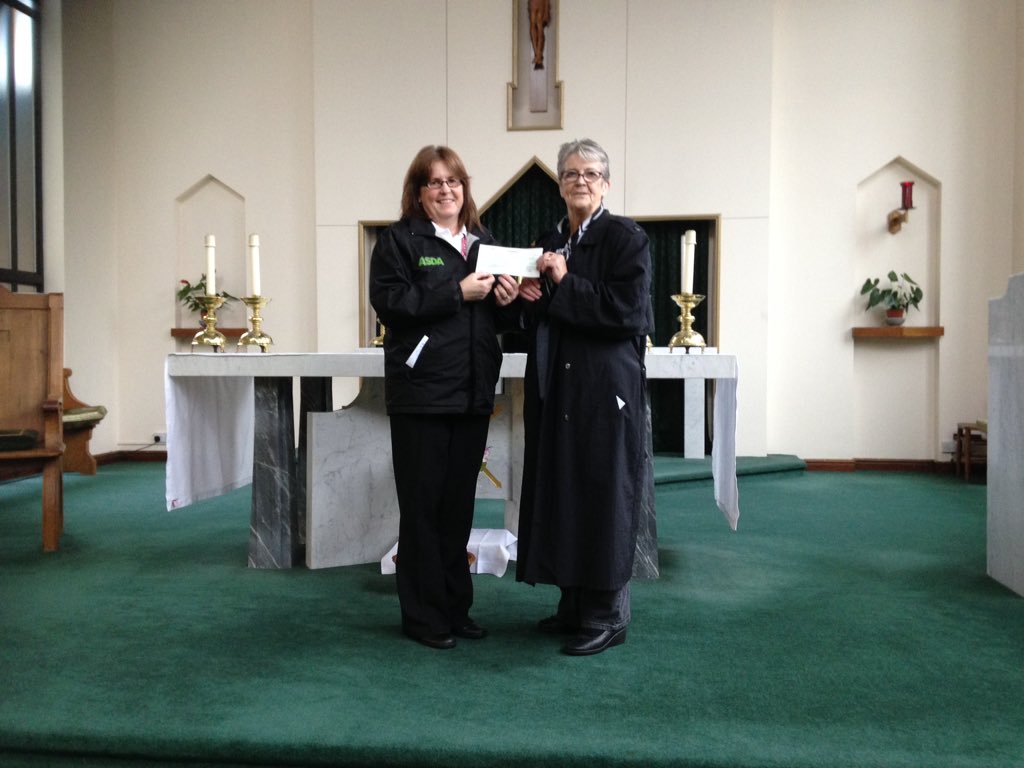 £200 donation from <a href="/AsdaFoundation/">Asda Foundation</a> to St Paul's church to put towards an xmas meal for the homeless