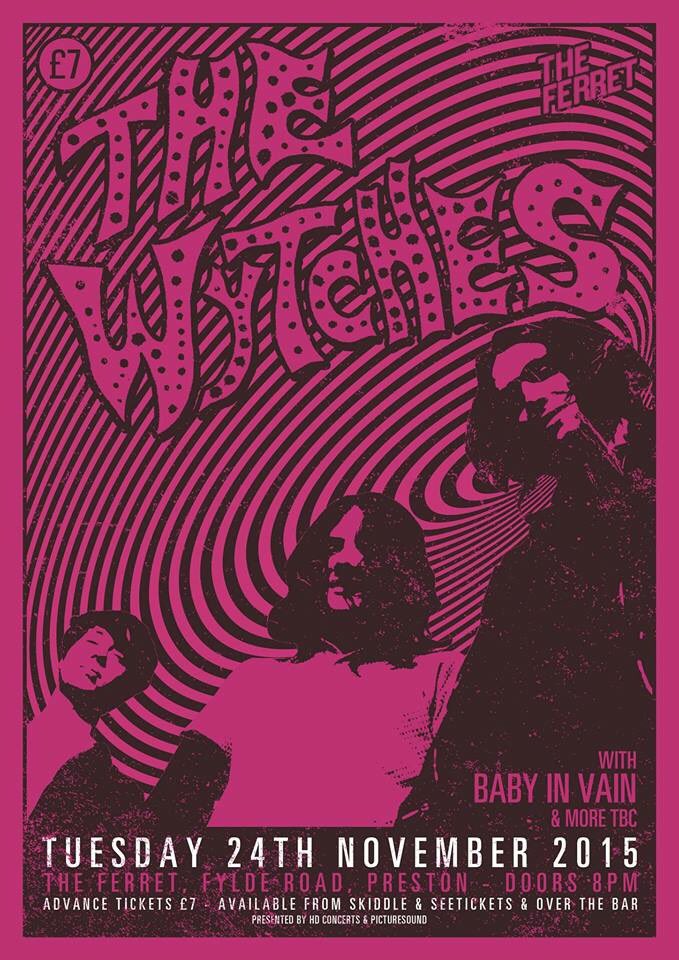 Pleased to announce we're supporting this rad band <a href="/TheWytches/">The Wytches</a> at our local @themadferret next month. Getcha tix.