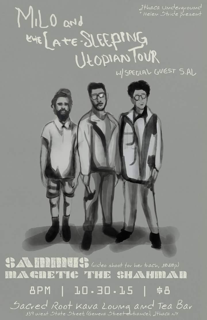 oliverbookingco's tweet photo. .@yomilo & @s_afari_al will be at Sacred Root in Ithaca NY tonight! 8pm/$8 Presented by #IthacaUnderground https://t.co/xpXaZzjNI3