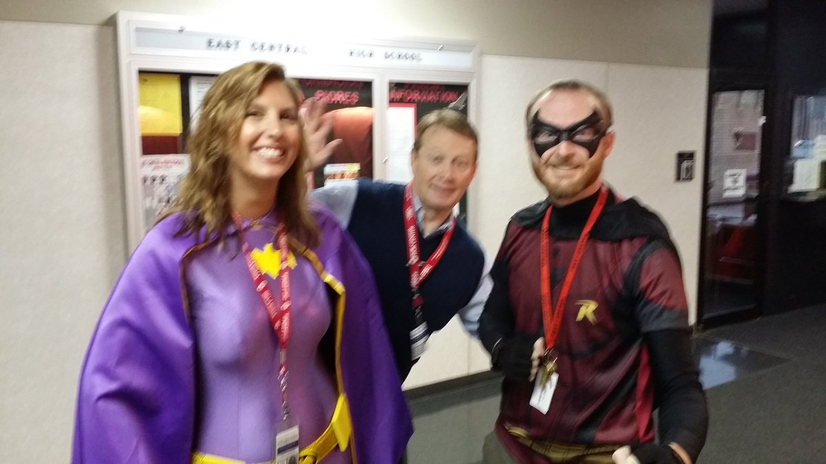 Brian_D_Stone's tweet photo. EC Admin Halloween style!
#SuccessTPS  #ECPride https://t.co/HNdVGjEyQD