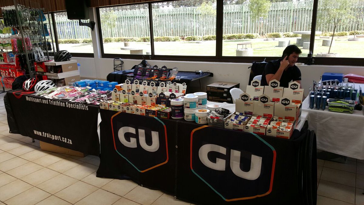 GUEnergySouthAf's tweet photo. And we're live at the @5150TriSA @Troisport pop-up shop at the expo with @TPtherapySA! Come get ready to #GUforit! https://t.co/XRWc1AbBAs
