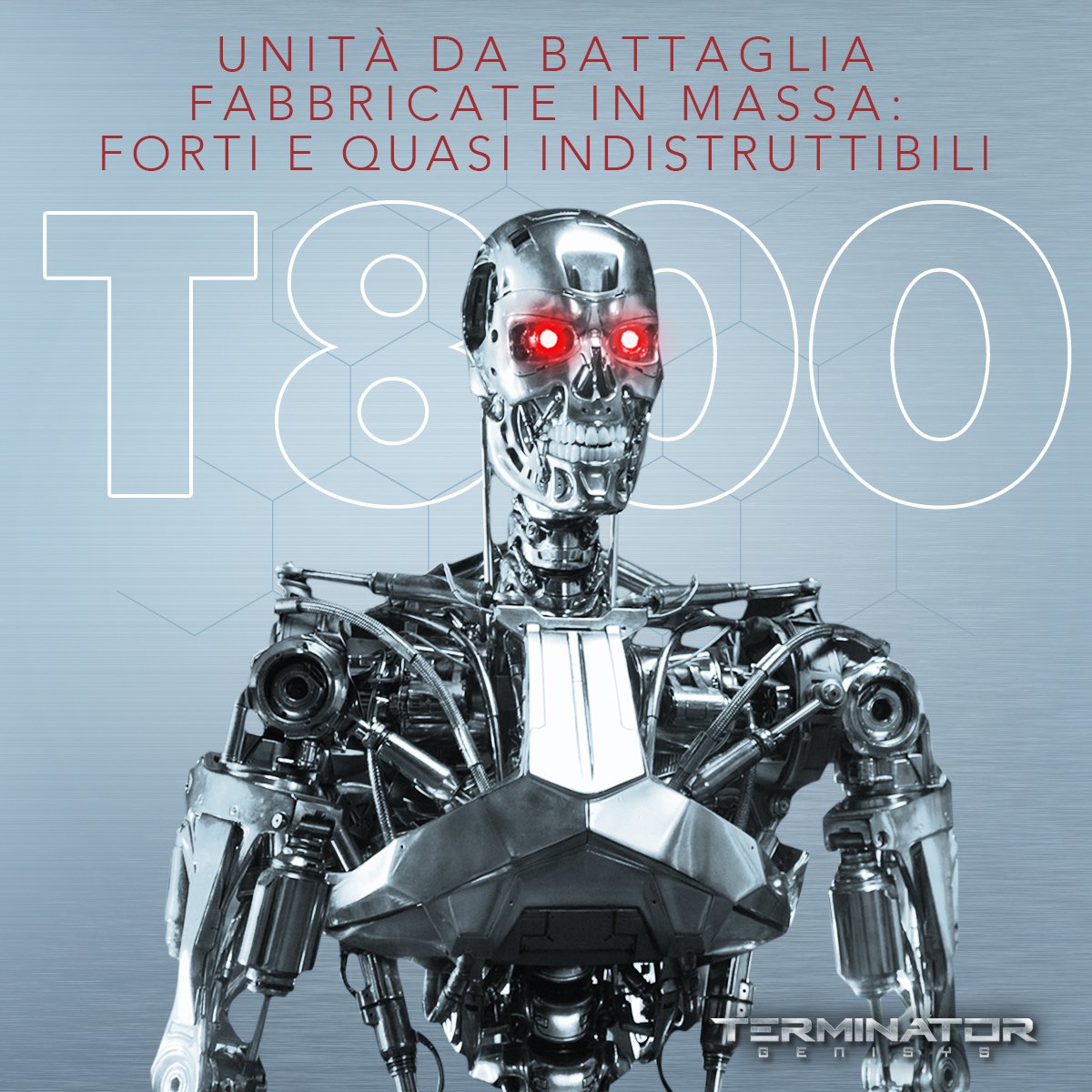 UniversalPicsIt's tweet photo. Passate una serata con #TerminatorGenisys, ORA è disponibile in Blu-ray 3D, in Blu-ray e DVD. #TerminatorIT #RITORNA https://t.co/qs4TDJSZj1