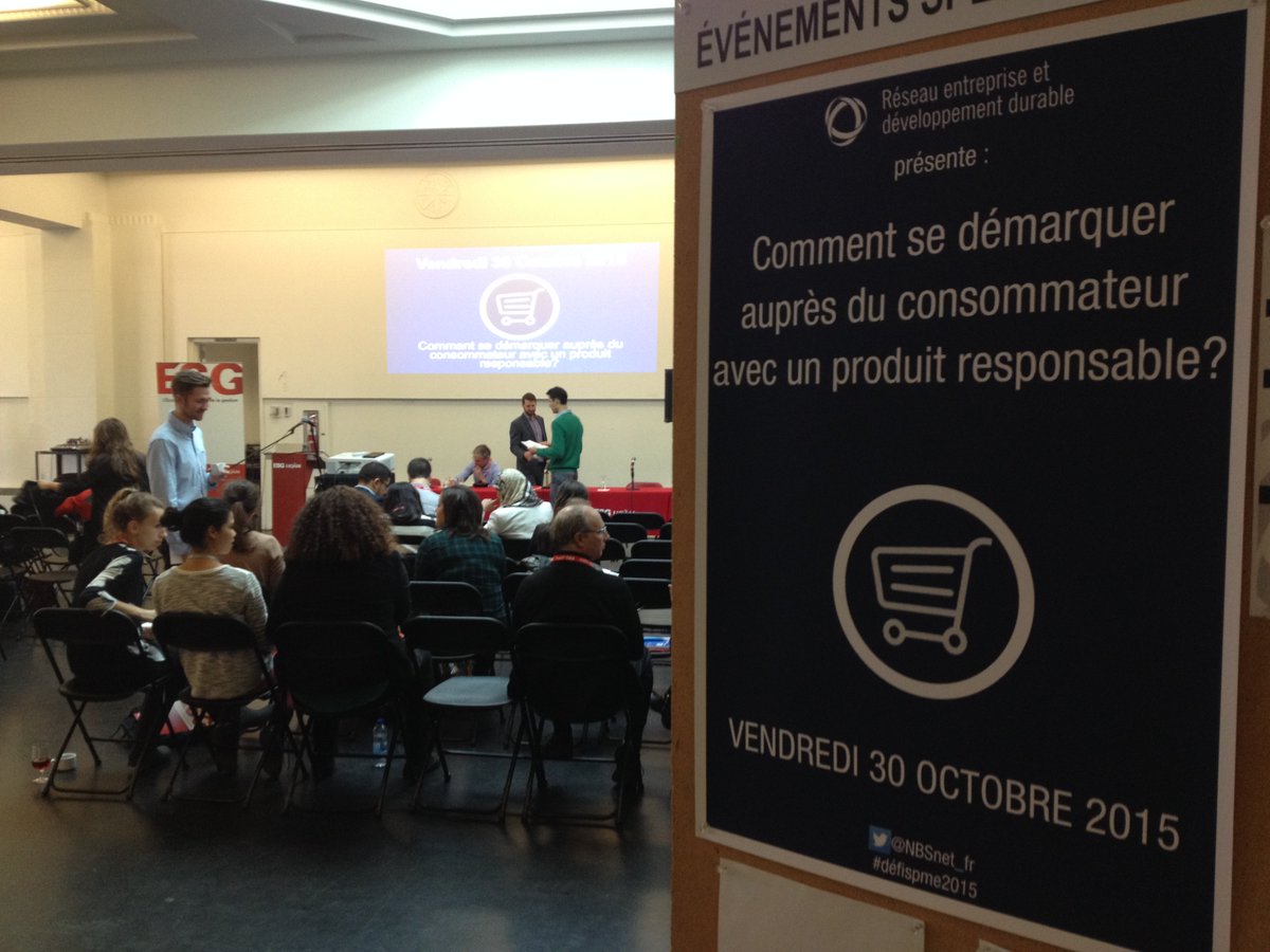 Ouverture du Jour3 : "Comment se démarquer auprès du consommateur avec un produit responsable?" #défispme2015