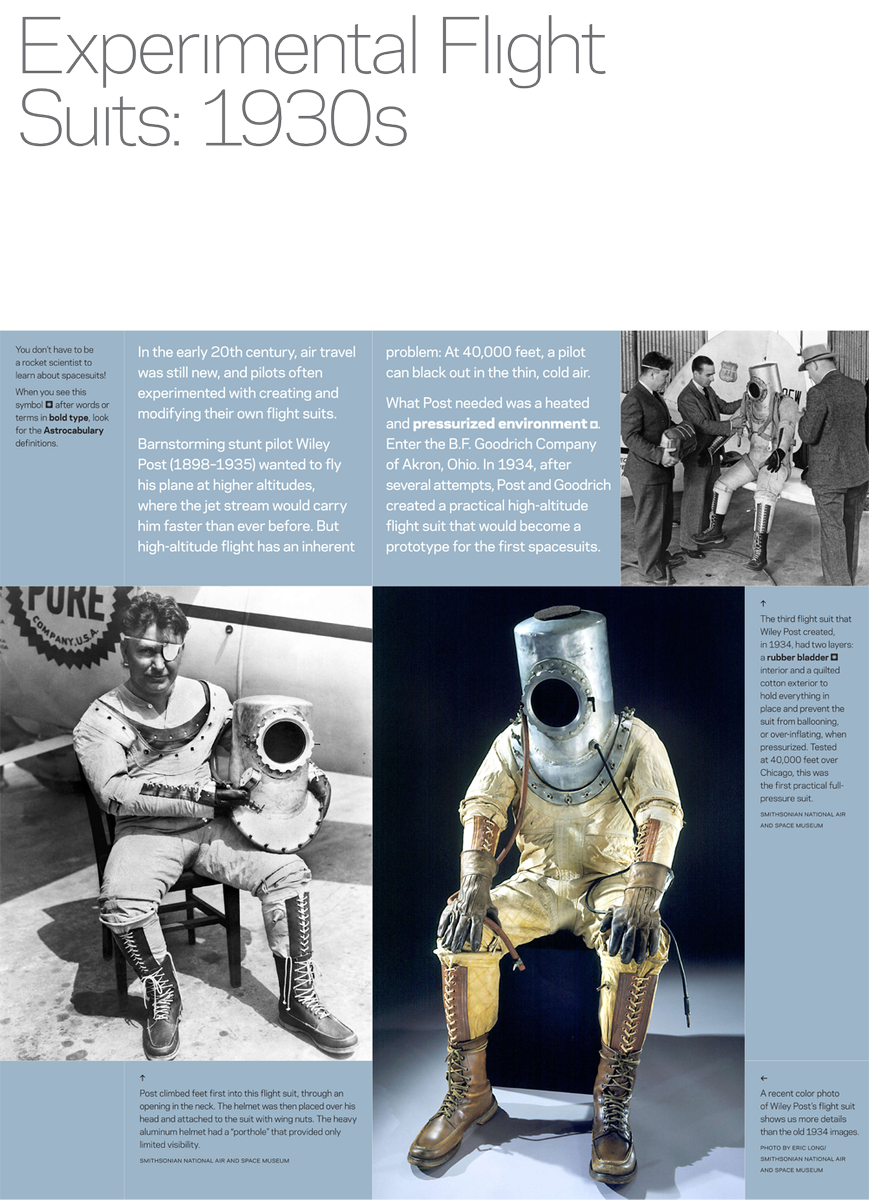 sitesExhibits's tweet photo. The #SuitedForSpace exhibit closes tomorrow. Get the scoop on the history of #spacesuits. https://t.co/tKUQYGgDOi https://t.co/kNK507BuAp